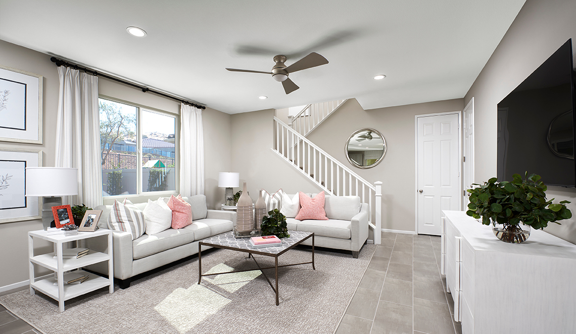 Living Room - Coral - Skyview by Richmond Homes - Terramor