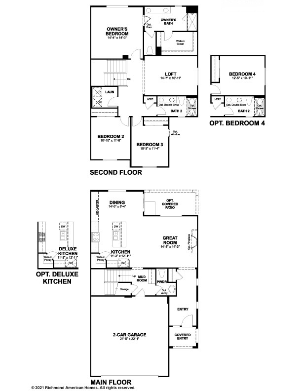 Floor Plans - Walnut - Skyview by Richmond Homes - Terramor